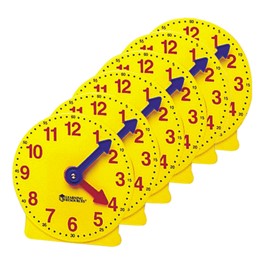 Big Time Learning Clock - 4\" Set of Six